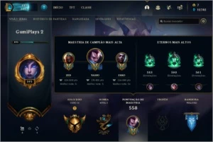 CONTA LOL OURO 3 +100 SKINS - League of Legends