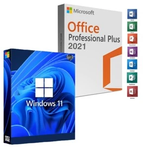Licença Windows 11 Pro + Office 2021 Pro 32/64 Bits - Softwares e Licenças