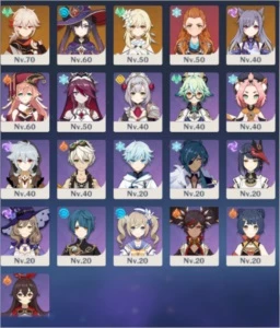 Kazuha + Mona + Keqing + Oração Perdida + Banner garantido - Genshin Impact