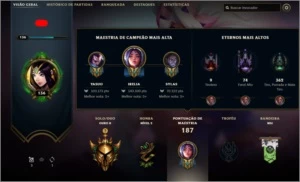 Conta level 136, 27 skins, Gold 2 + Dados de criação