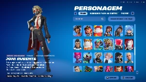 Vendo conta de Fortnite con skins de Passe de Batalha, 