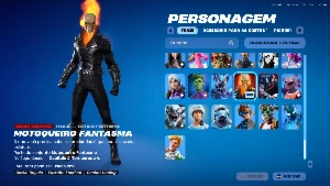 Vendo conta de Fortnite con skins de Passe de Batalha, 