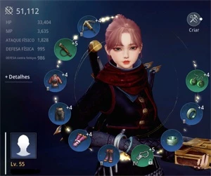 ARQUEIRA LVL 55 51K POWER NA11 - MIR4