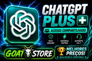Chatgpt Plus 30 Dias - Acesso compartilhado - Assinaturas e Premium