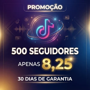 Seguidores TikTok Premium com 30 Dias de Garantia - Redes Sociais