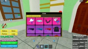 Conta Lvl Max Com Gh + Sg + Cdk + Shark Anchor + Kitsune Inv - Roblox