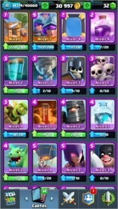 CONTA NV 11 / 10 LENDÁRIAS(MUITAS NV 2+) E DEMAIS BEM UPADAS - Clash Royale