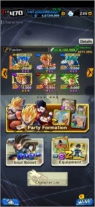 Conta Dragon Ball Legends