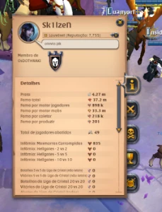 Conta de albion online!