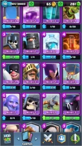 Conta clash royale 7 lendárias