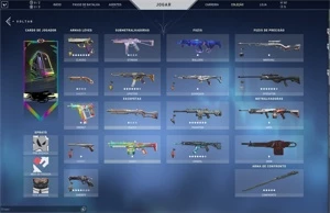 Conta valorant gold 3 quase plat varias skins