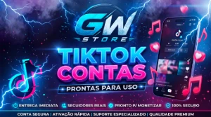 Contas tiktok - Redes Sociais
