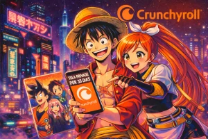 Crunchyroll TELA PRIVADA - 30 dias + - Assinaturas e Premium