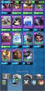 Clash Royale lv6 desafiante 2, 6 lendárias