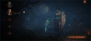 Necromante/bárbara Diablo immortal