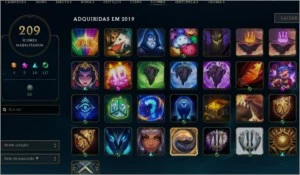 Conta League Of Legends, 739 skins LOL