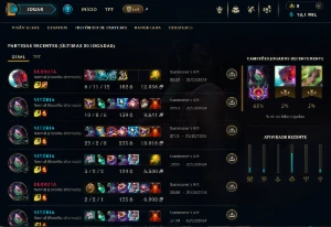 Conta lvl 30 upada a mão mono Akali - League of Legends LOL