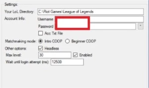 BOT PRA UPAR CONTA LEVEL30+ E MOSTRA O STATUS DA CONTA - League of Legends LOL