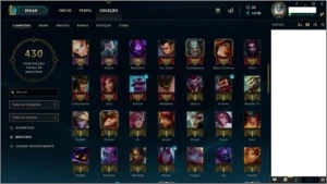 CONTA GOLD V COM BORDA 97 CHAMPS 39 SKINS GRAVES VITORIOSO - League of Legends LOL