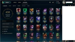 CONTA GOLD V COM BORDA 97 CHAMPS 39 SKINS GRAVES VITORIOSO - League of Legends LOL