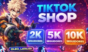 Contas TikTok Shop 2-10k seguidores - Seguidores Reais - Social Media