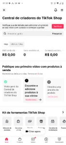 Contas TikTok Shop 2-10k seguidores - Seguidores Reais - Social Media