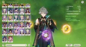 Conta Genshin Impact | Alhaitham + Clorinde + Kazuha