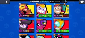 Conta brawl stars 3 lendários desbloqueando kanji!!