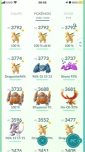 Conta nível 40, top 5 do jogo!!! - Pokémon