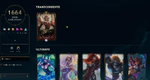 Conta League of legends - +-1600 skins LOL