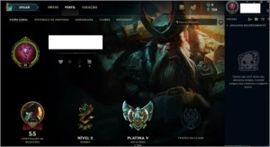 Conta lol, platina 5 - League of Legends