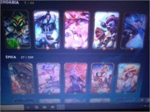 CONTA DIAMANTE - 80 SKINS - League of Legends LOL