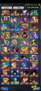 Conta Dragon Ball Legends/ Gogeta Ultra/Hit Ultra/Goku&Freez