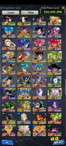 Conta Dragon Ball Legends/ Gogeta Ultra/Hit Ultra/Goku&Freez