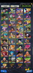 Conta Dragon Ball Legends/ Gogeta Ultra/Hit Ultra/Goku&Freez