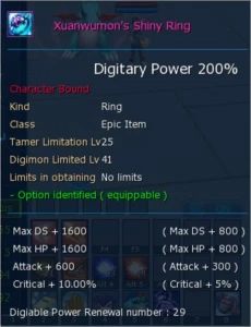 Conta DMO - Server Omegamon - Digimon Masters Online