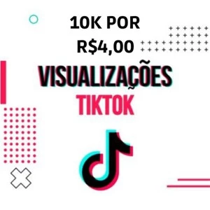 10k de visualizações TikTok por R$4,00 - Redes Sociais