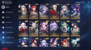 Conta de Honkai Star Rail Várias Jades e Personagens 5✯