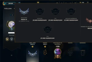 Prata 4 com 55 Champs e 48 Skins ( Mais de 60 Jogos ) - League of Legends LOL