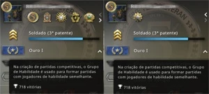 CONTA PRIME CSGO 6 MEDALHAS - Counter Strike