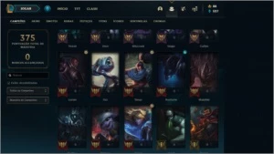 Conta de League of legends e Valorant LOL