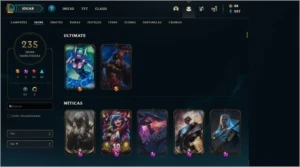 Conta de League of legends e Valorant LOL