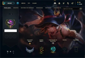 Smurf Prata 2, sem email confirmado - League of Legends LOL