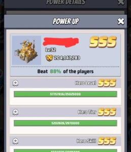 Conta Last War lvl 32 - VIP 13 - 204.1M - 9 armas exclusivas - Others