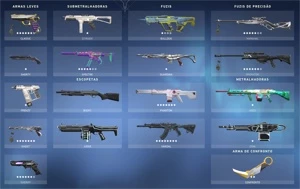 CONTA VALORANT RADIANTE COM MUITAS SKINS