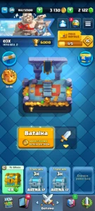 Conta clash Royale Level 34 Arena 17