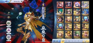 Cc Saint Seiya Serv A141 Shura Div, Defteros, Afro Div - Saint Seiya Awakening SSA
