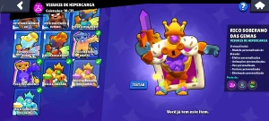 Conta Rara De 2018 - 121.375 Trofeus - Skins Unicas- Para Sa - Brawl Stars