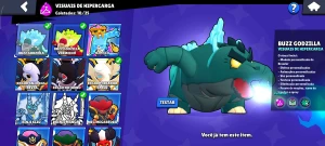 Conta Rara De 2018 - 121.375 Trofeus - Skins Unicas- Para Sa - Brawl Stars