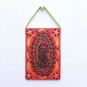 Quadro Mexicano N. S. de Guadalupe P - Artesanato e Personalizados